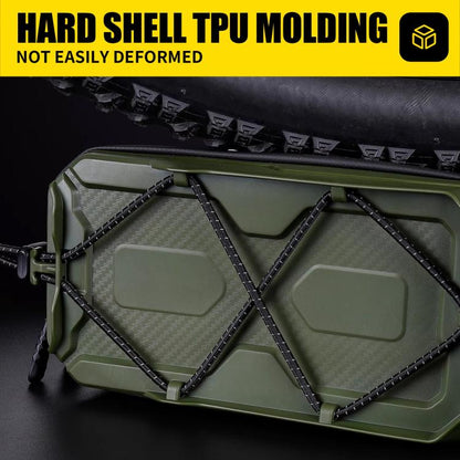 WILD MAN GX200 Mountain Bicycle EVA Hard Shell Bag Bike Front Fixing bracket(khaki) by WILD MAN