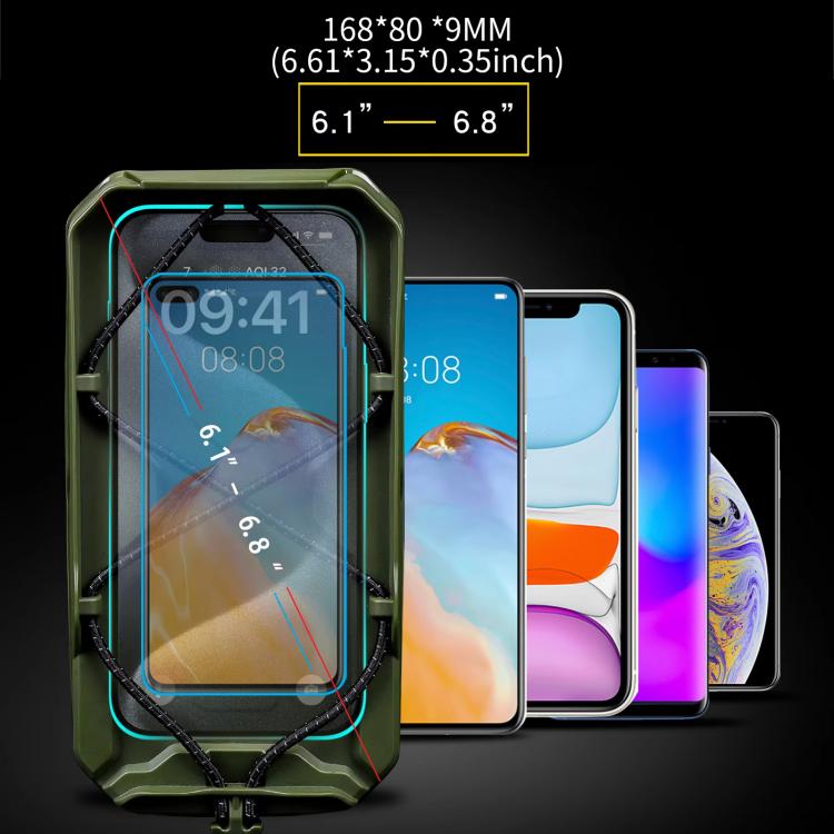 WILD MAN GX200 Mountain Bicycle EVA Hard Shell Bag Bike Front Fixing bracket(Army Green) by WILD MAN