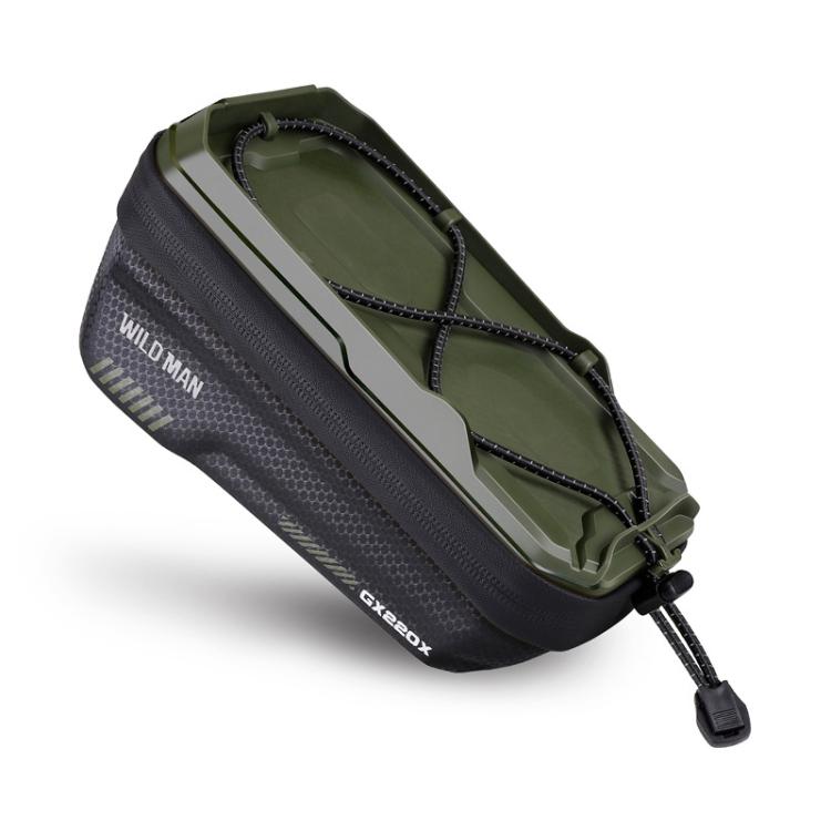 WILD MAN GX220X Mountain Bicycle EVA Hard Shell Bag Bike Front Quick Release Bracket(Army Green) by WILD MAN