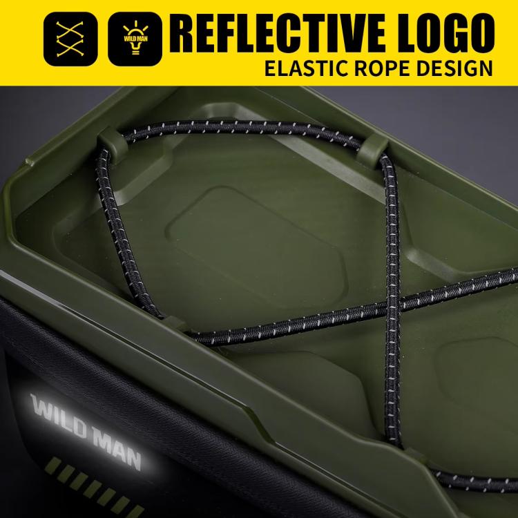 WILD MAN GX220X Mountain Bicycle EVA Hard Shell Bag Bike Front Quick Release Bracket(Army Green) by WILD MAN
