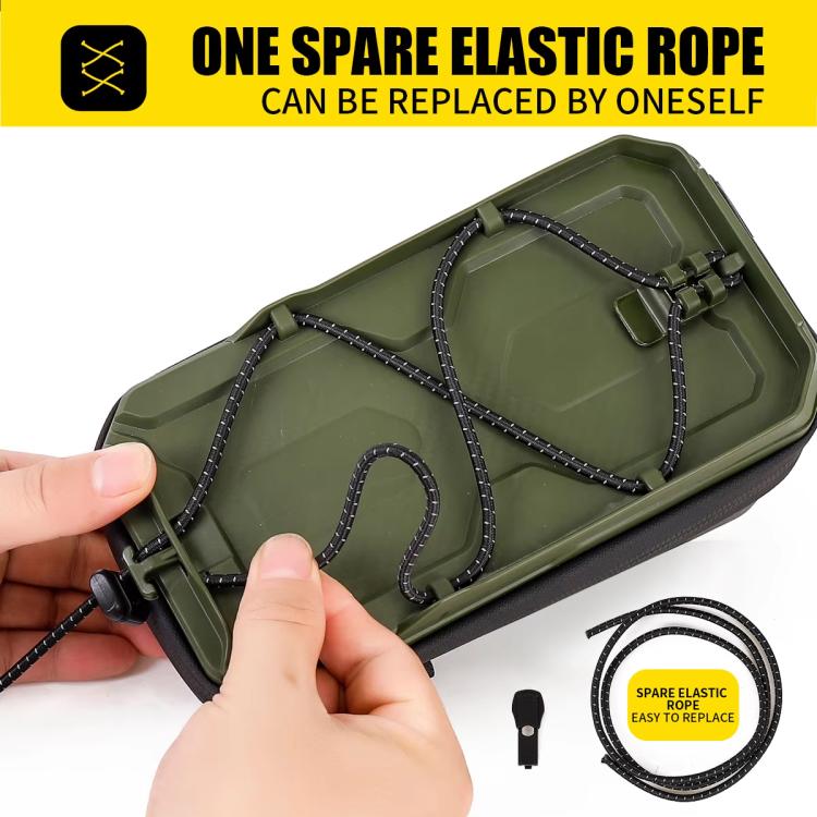 WILD MAN GX220X Mountain Bicycle EVA Hard Shell Bag Bike Front Quick Release Bracket(Army Green) by WILD MAN