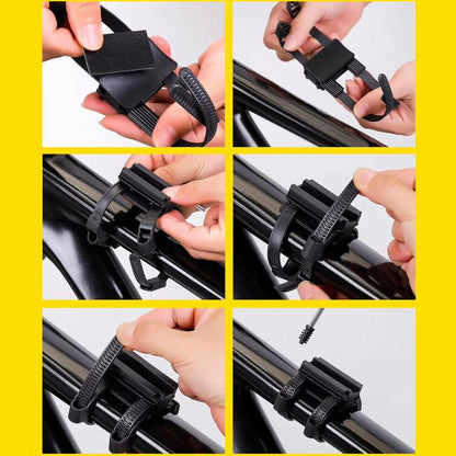 WILD MAN GX220X Mountain Bicycle EVA Hard Shell Bag Bike Front Quick Release Bracket(Black) by WILD MAN