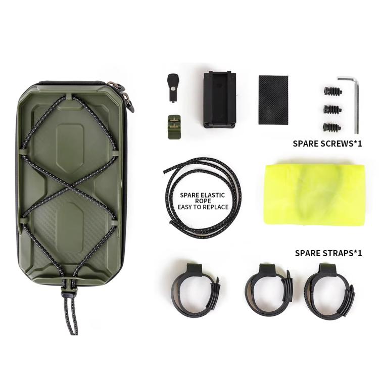 WILD MAN GX220X Mountain Bicycle EVA Hard Shell Bag Bike Front Quick Release Bracket(Black) by WILD MAN