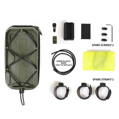 WILD MAN GX220X Mountain Bicycle EVA Hard Shell Bag Bike Front Quick Release Bracket(Grey) by WILD MAN