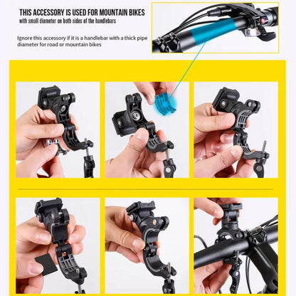 WILD MAN GX330 Mountain Bicycle Mobile Phone Holder EVA Hard Shell Handlebar Bag(Black) by WILD MAN