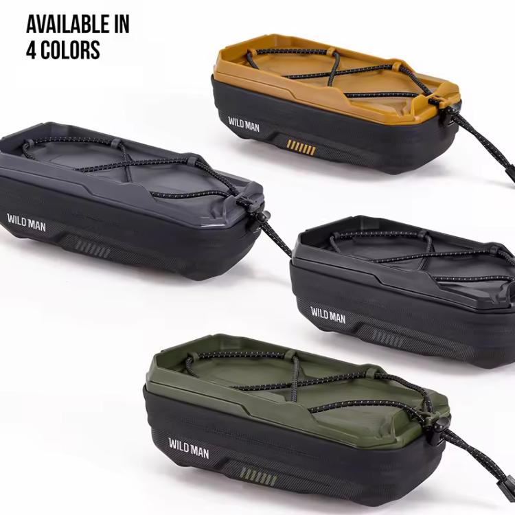 WILD MAN GX330 Mountain Bicycle Mobile Phone Holder EVA Hard Shell Handlebar Bag(Black) by WILD MAN