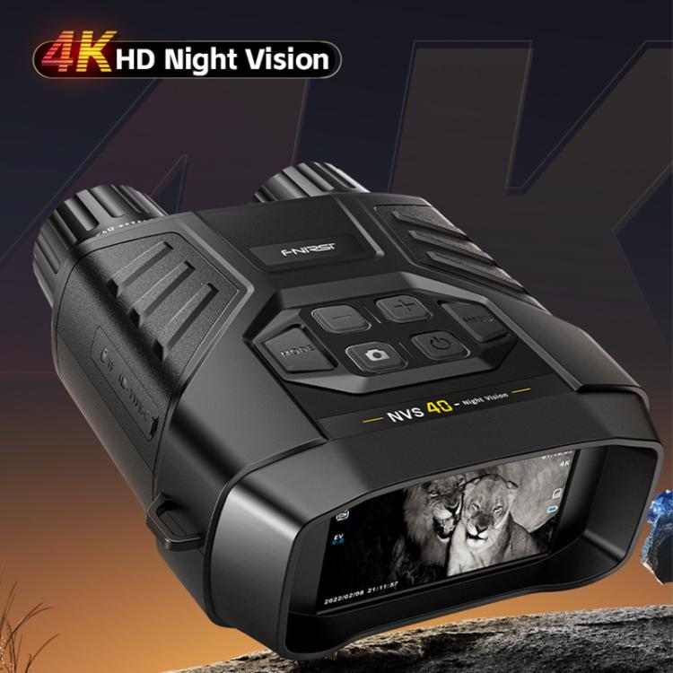 FNIRSI NVS-40 Small Portable Outdoor 4K Full Color HD Infrared Binocular Night Vision Device(Black) by FNIRSI