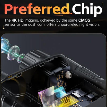 FNIRSI NVS-40 Small Portable Outdoor 4K Full Color HD Infrared Binocular Night Vision Device(Black) by FNIRSI