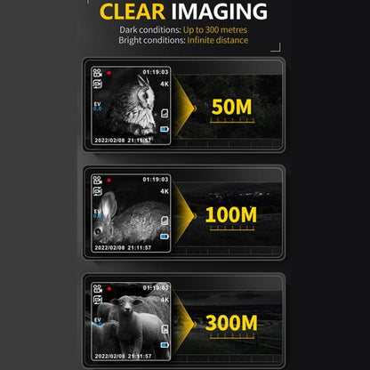 FNIRSI NVS-20 Small Portable Outdoor 4K Full Color HD Infrared Night Vision Device(Black) by FNIRSI