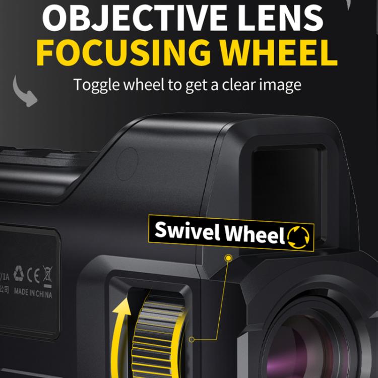 FNIRSI NVS-20 Small Portable Outdoor 4K Full Color HD Infrared Night Vision Device(Black) by FNIRSI