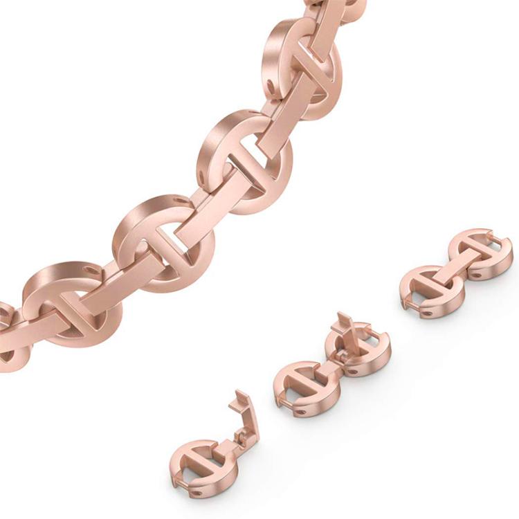 For Apple Watch 42 / 44 / 45 / 46 / 49mm xDfind Diamond Stainless Steel Watch Band(Silver) by xDfind