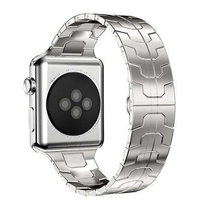For Apple Watch 38 / 40 / 41 / S10 42mm xDfind Butterfly Buckle Stainless Steel Watch Band(Starlight) by xDfind