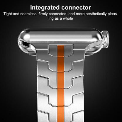 For Apple Watch 42 / 44 / 45 / 46 / 49mm xDfind Butterfly Buckle Stainless Steel Watch Band(Gold) by xDfind