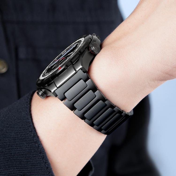 22mm xDfind I-Shaped Buckle Stainless Steel Watch Band(Black) by xDfind