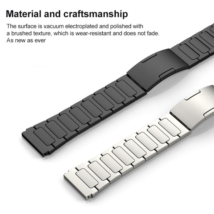 For Garmin Fenix 8/7X/6X/5X 26mm xDfind I-Shaped Buckle Stainless Steel Watch Band(Silver) by xDfind