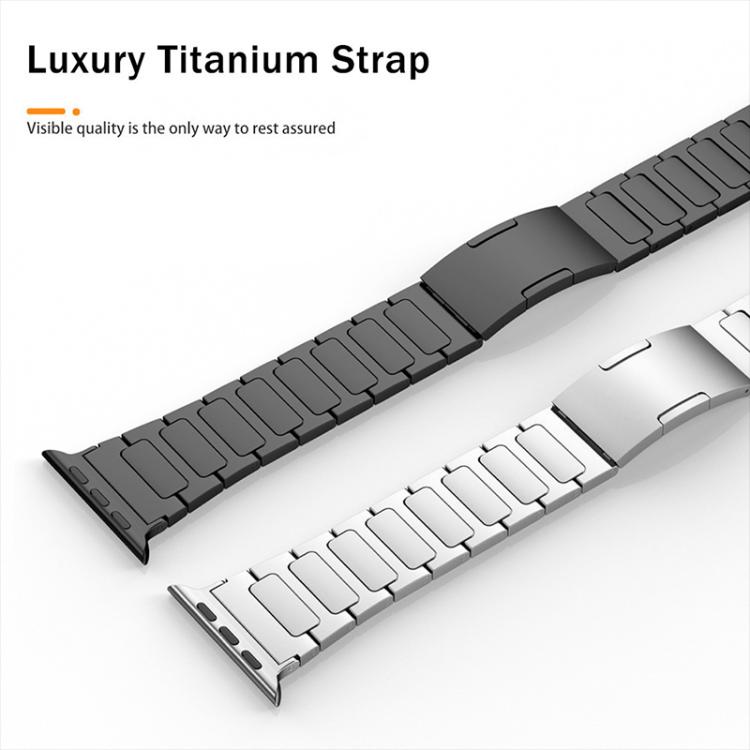 For Apple Watch 42 / 44 / 45 / 46 / 49mm xDfind I-Shaped Buckle Stainless Steel Watch Band(Silver) by xDfind