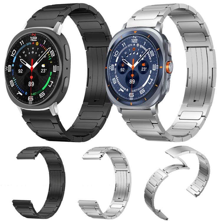 For Samsung Galaxy Watch Ultra/Ultra 2025 xDfind I-Shaped Buckle Stainless Steel Watch Band(Silver) by xDfind