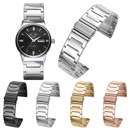 22mm xDfind Stepped Stainless Steel Watch Band(Rose Gold) by xDfind