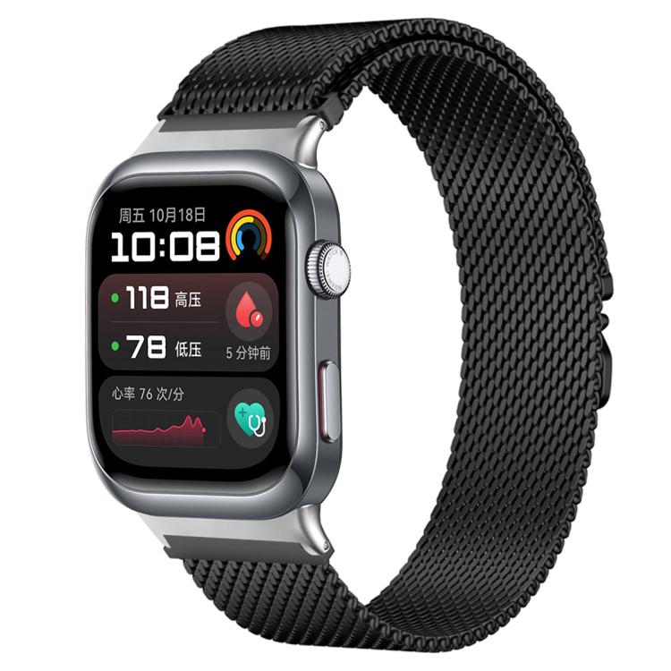 For Huawei Watch D2 xDfind Milanese Parachute Buckle Stainless Steel Watch Band(Black) by xDfind