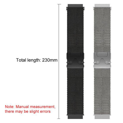 For Huawei Watch D2 xDfind Milanese Parachute Buckle Stainless Steel Watch Band(Black) by xDfind