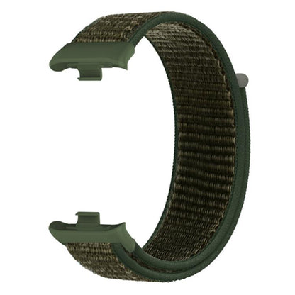 For Xiaomi Band 9 Pro/8 Pro/Redmi Watch 6/5/4 xDfind Nylon Hook and Loop Fastener Watch Band(Army Green) by xDfind