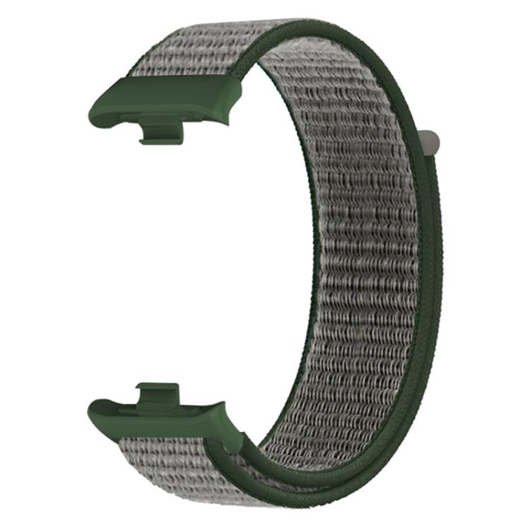For Xiaomi Band 9 Pro/8 Pro/Redmi Watch 6/5/4 xDfind Nylon Hook and Loop Fastener Watch Band(Dark Olive) by xDfind