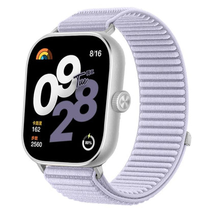 For Xiaomi Band 9 Pro/8 Pro/Redmi Watch 6/5/4 xDfind Woven Nylon Hook And Loop Fastener Watch Band(Purple) by xDfind