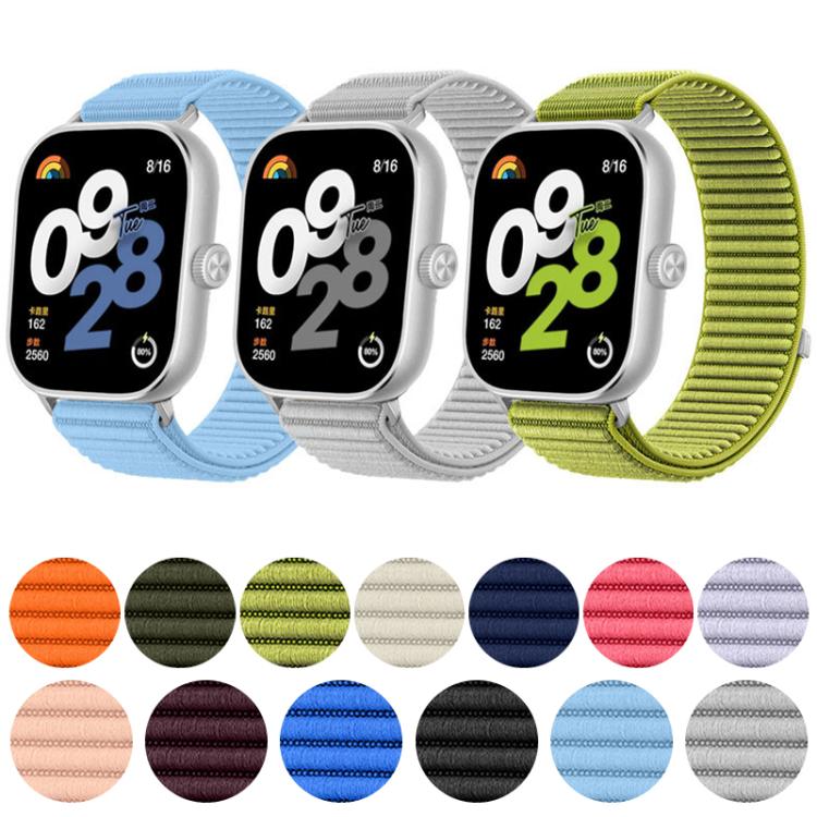 For Xiaomi Band 9 Pro/8 Pro/Redmi Watch 6/5/4 xDfind Woven Nylon Hook And Loop Fastener Watch Band(Purple) by xDfind