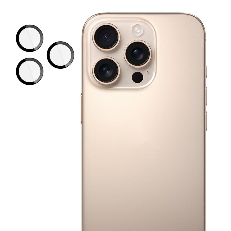 For iPhone 16 Pro / 16 Pro Max imak Glass Rear Camera Lens Film Phone Case Exclusive, Self-positioning Version by imak