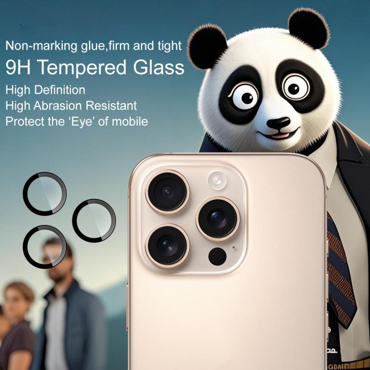 For iPhone 16 Pro / 16 Pro Max imak Glass Rear Camera Lens Film Phone Case Exclusive, Self-positioning Version by imak