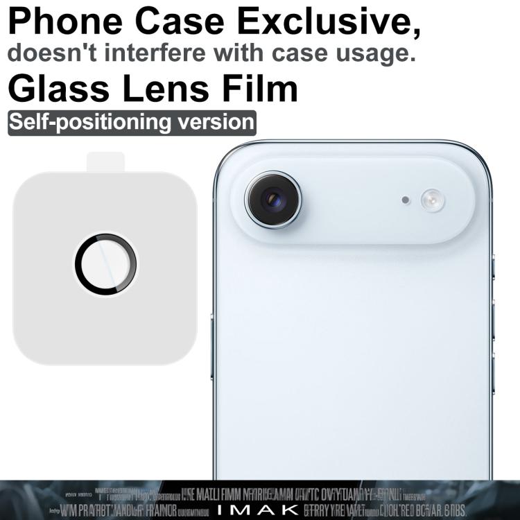 For iPhone Air imak Glass Rear Camera Lens Film Phone Case Exclusive, Self-positioning Version by imak