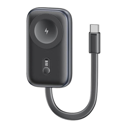 For Apple Watch Series USAMS CD245 1200mAh Portable Watch Wireless Charger with Cable(Metal Gray) by USAMS