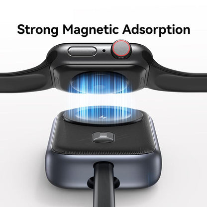 For Apple Watch Series USAMS CD245 1200mAh Portable Watch Wireless Charger with Cable(Metal Gray) by USAMS