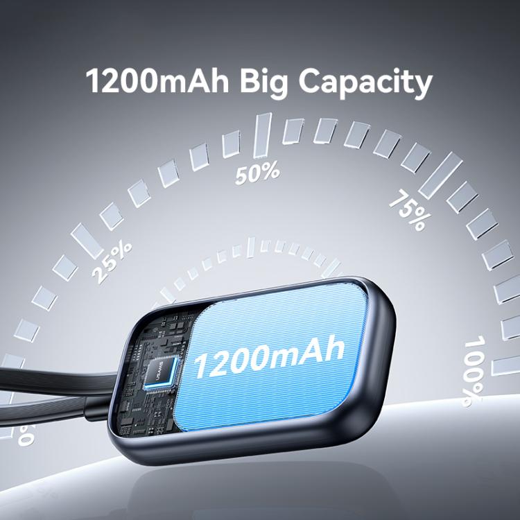 For Apple Watch Series USAMS CD245 1200mAh Portable Watch Wireless Charger with Cable(Metal Gray) by USAMS