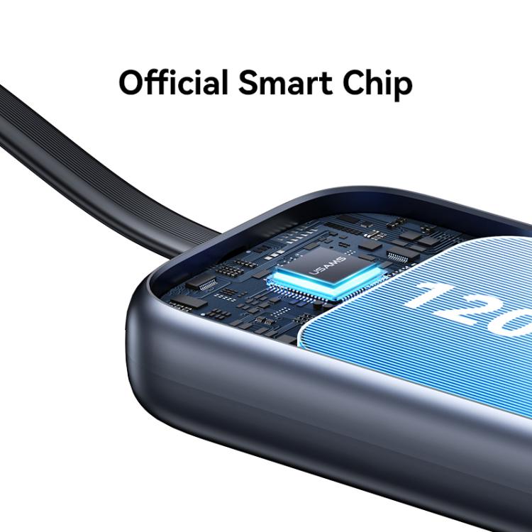 For Apple Watch Series USAMS CD245 1200mAh Portable Watch Wireless Charger with Cable(Metal Gray) by USAMS