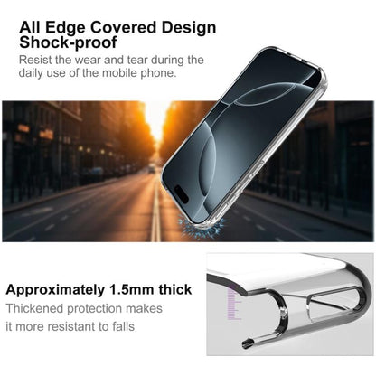 For iPhone 17 Pro imak UX-10 Series Transparent Shockproof TPU Phone Case(Transparent) by imak