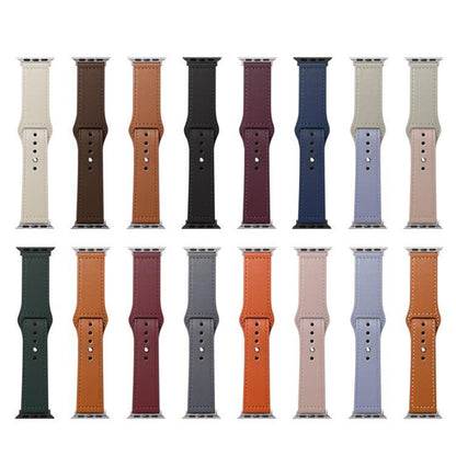 22mm xDfind Rivet Buckle Genuine Leather Watch Band(Green) by xDfind