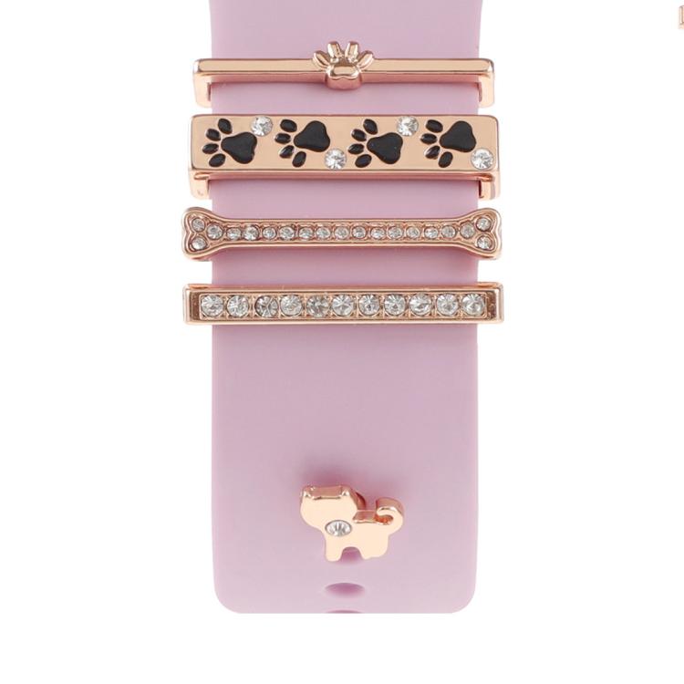 Smart Watch Band Decorative Ring Metal Accessories(Dog Paw) by bashfashion