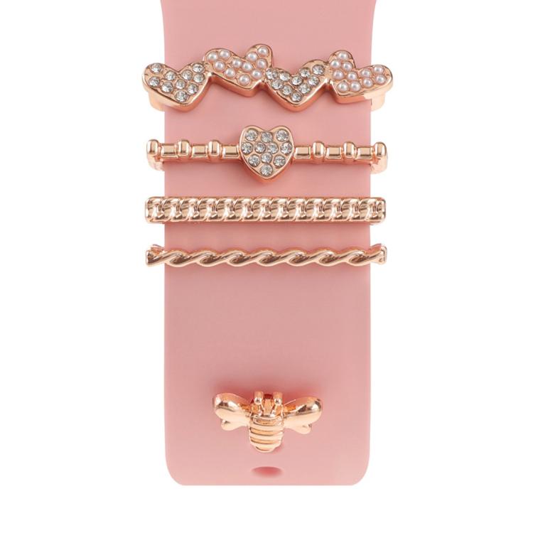 Smart Watch Band Decorative Ring Metal Accessories(Bee) by bashfashion