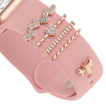 Smart Watch Band Decorative Ring Metal Accessories(Bee) by bashfashion