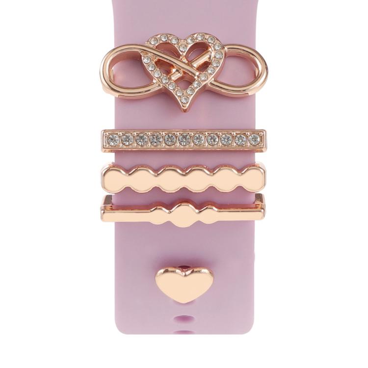 Smart Watch Band Decorative Ring Metal Accessories(Infinite Love) by bashfashion