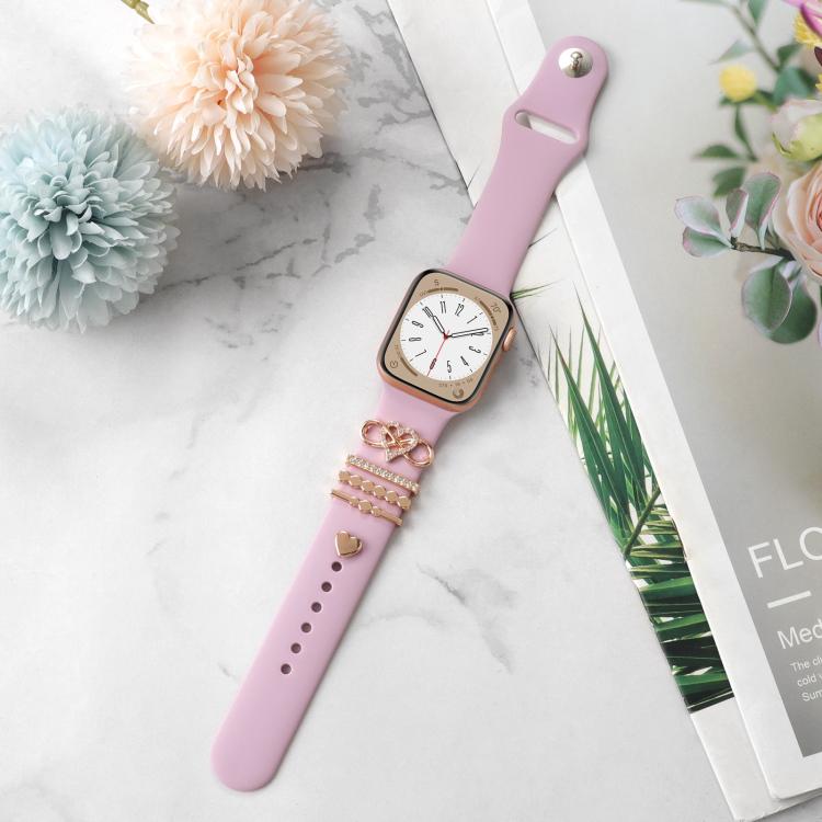 Smart Watch Band Decorative Ring Metal Accessories(Infinite Love) by bashfashion