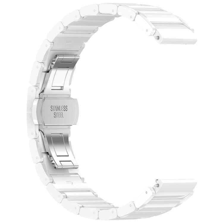 For Huawei Watch GT 6 41mm / GT 5 Pro 42mm xDfind Ceramic Stainless Steel Watch Band(Pure White) by xDfind