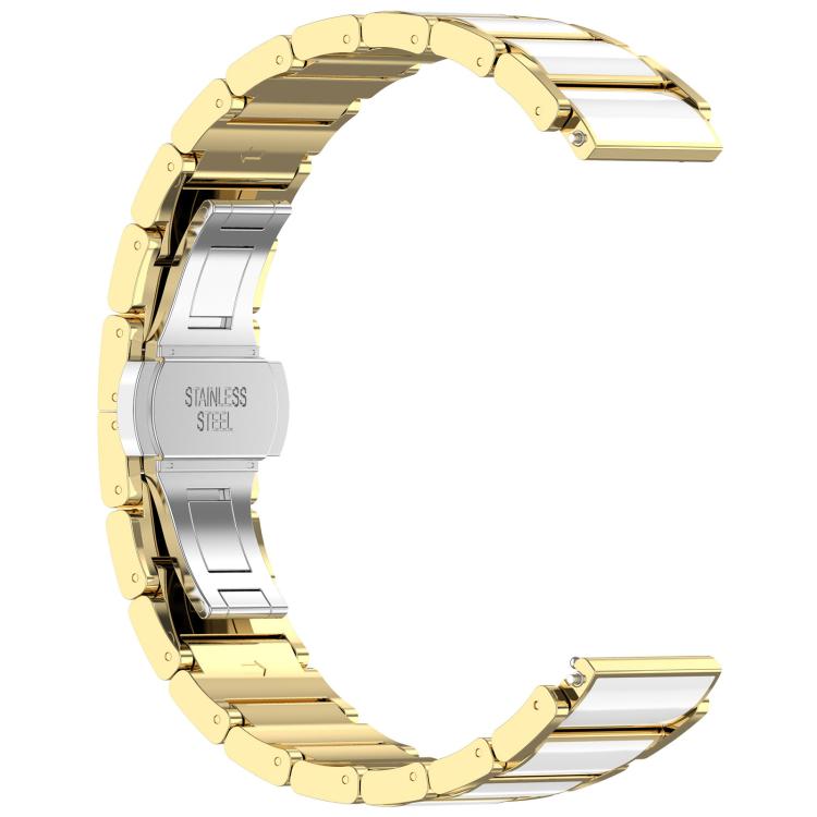 For Huawei Watch GT 6 41mm / GT 5 Pro 42mm xDfind Ceramic Stainless Steel Watch Band(Gold) by xDfind