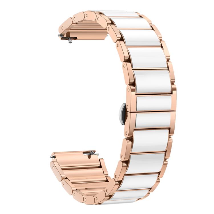 For Huawei Watch GT 6 41mm / GT 5 Pro 42mm xDfind Ceramic Stainless Steel Watch Band(Rose Glod) by xDfind