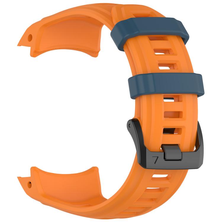 For Garmin Instinct 3 AMOLED 45mm / Solar 45mm xDfind Quick-release Silicone Watch Band(Orange + Blue) by xDfind