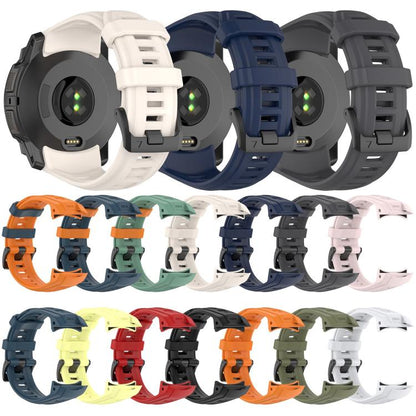 For Garmin Instinct 3 AMOLED 45mm / Solar 45mm xDfind Quick-release Silicone Watch Band(Starlight) by xDfind