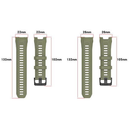 For Garmin Instinct 3 AMOLED 50mm / Solar 50mm xDfind Quick-release Silicone Watch Band(Starlight) by xDfind