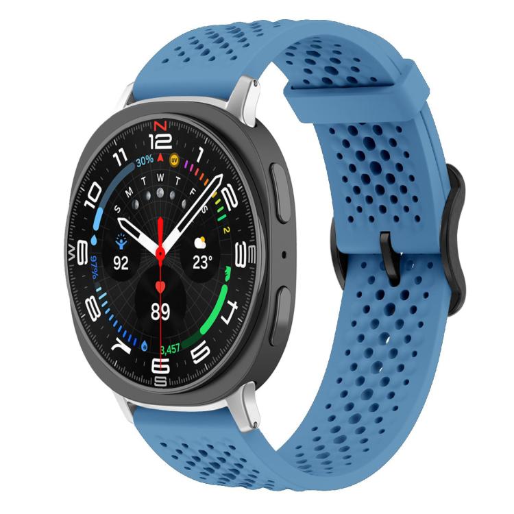 For Samsung Galaxy Watch8 / 8 Classic xDfind Breathable Silicone Watch Band(Blue) by xDfind