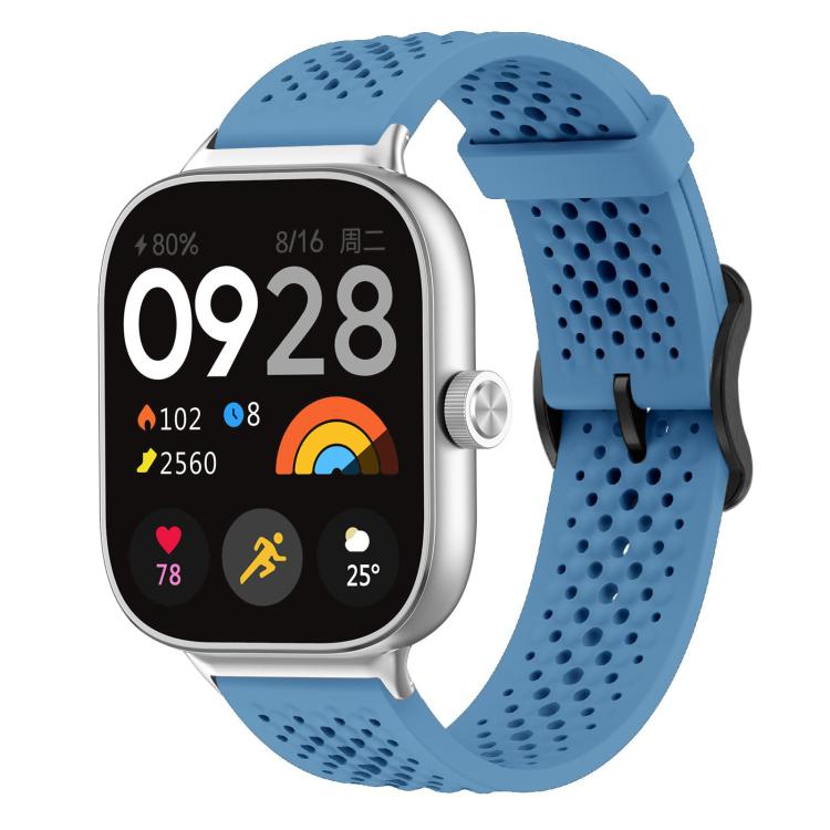 For Xiaomi Band 9 Pro/8 Pro/Redmi Watch 6/5/4 xDfind Breathable Silicone Watch Band(Blue) by xDfind
